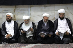 مراسم ترحیم شهید حجت الاسلام تقوی در قم