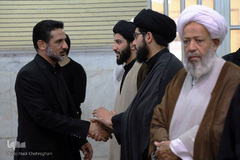 مراسم ترحیم شهید حجت الاسلام تقوی در قم