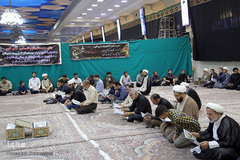 مراسم ترحیم شهید حجت الاسلام تقوی در قم