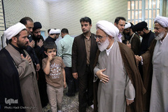 مراسم ترحیم شهید حجت الاسلام تقوی در قم