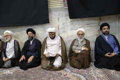 مراسم ترحیم شهید حجت الاسلام تقوی در قم