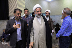 مراسم ترحیم شهید حجت الاسلام تقوی در قم