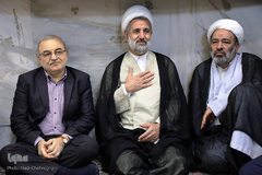 مراسم ترحیم شهید حجت الاسلام تقوی در قم