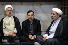 مراسم ترحیم شهید حجت الاسلام تقوی در قم