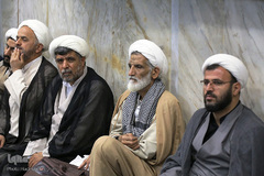 مراسم ترحیم شهید حجت الاسلام تقوی در قم