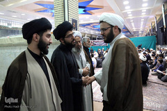 مراسم ترحیم شهید حجت الاسلام تقوی در قم