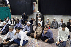 مراسم ترحیم شهید حجت الاسلام تقوی در قم