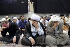 مراسم ترحیم شهید حجت الاسلام تقوی در قم