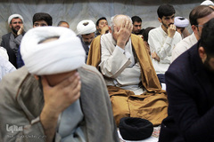 مراسم ترحیم شهید حجت الاسلام تقوی در قم