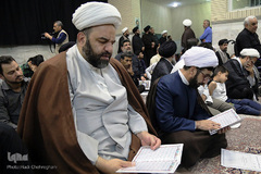 مراسم ترحیم شهید حجت الاسلام تقوی در قم