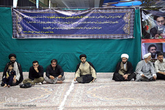 مراسم ترحیم شهید حجت الاسلام تقوی در قم