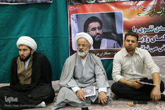 مراسم ترحیم شهید حجت الاسلام تقوی در قم