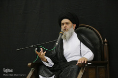 مراسم ترحیم شهید حجت الاسلام تقوی در قم