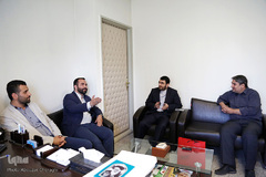 بازدید مدیر کل روابط عمومی و امور بین الملل سازمان اوقاف از خبرگزاری ایکنا 