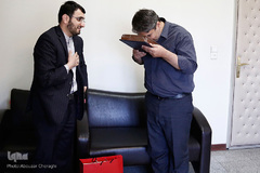 بازدید مدیر کل روابط عمومی و امور بین الملل سازمان اوقاف از خبرگزاری ایکنا 