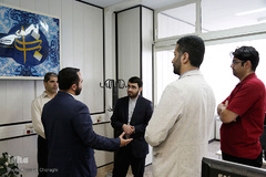 بازدید مدیر کل روابط عمومی و امور بین الملل سازمان اوقاف از خبرگزاری ایکنا 