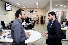 بازدید مدیر کل روابط عمومی و امور بین الملل سازمان اوقاف از خبرگزاری ایکنا 