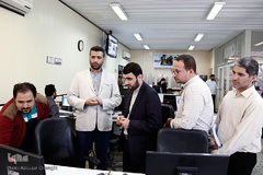 بازدید مدیر کل روابط عمومی و امور بین الملل سازمان اوقاف از خبرگزاری ایکنا 
