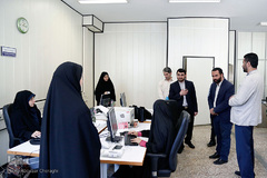 بازدید مدیر کل روابط عمومی و امور بین الملل سازمان اوقاف از خبرگزاری ایکنا 