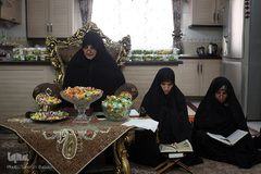 محفل جزء خوانی قرآن کریم بانوان فرهنگسرای مهر