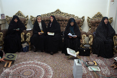 محفل جزء خوانی قرآن کریم بانوان فرهنگسرای مهر