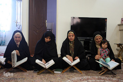محفل جزء خوانی قرآن کریم بانوان فرهنگسرای مهر