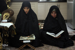 محفل جزء خوانی قرآن کریم بانوان فرهنگسرای مهر