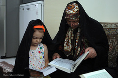 محفل جزء خوانی قرآن کریم بانوان فرهنگسرای مهر