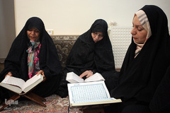 محفل جزء خوانی قرآن کریم بانوان فرهنگسرای مهر