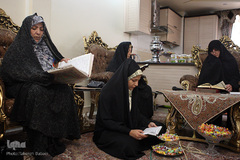 محفل جزء خوانی قرآن کریم بانوان فرهنگسرای مهر