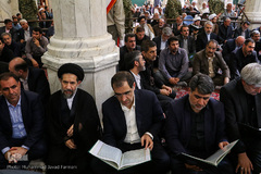 مراسم بزرگداشت شهدای حمله تروریستی تهران