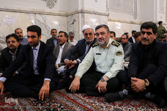مراسم بزرگداشت شهدای حمله تروریستی تهران