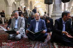 مراسم بزرگداشت شهدای حمله تروریستی تهران