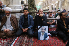 مراسم بزرگداشت شهدای حمله تروریستی تهران