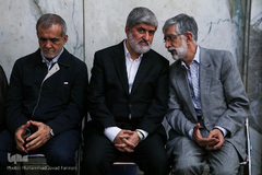 مراسم بزرگداشت شهدای حمله تروریستی تهران