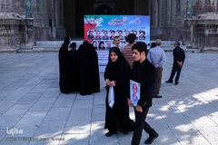 مراسم بزرگداشت شهدای حمله تروریستی تهران