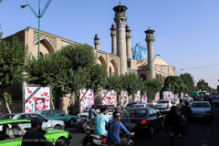 مراسم بزرگداشت شهدای حمله تروریستی تهران
