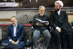 حضور خادم القرآن، حاج عباس سلیمی در مراسم