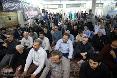 مراسم ترحیم مجاهد جانباز، شهید حجت الاسلام مهدی تقوی در هیات محبین الائمه(ع) تهران