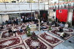 مراسم ترحیم مجاهد جانباز، شهید حجت الاسلام مهدی تقوی در هیات محبین الائمه(ع) تهران