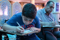 کتابت قرآن کریم در دانشگاه علوم پزشکی ایران 