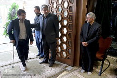 مراسم یادبود دو جهادگر شهید حادثه تروریستی مجلس