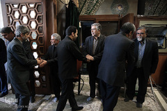 مراسم یادبود دو جهادگر شهید حادثه تروریستی مجلس