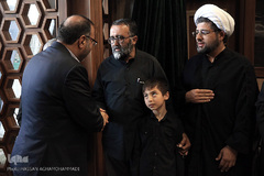 مراسم یادبود دو جهادگر شهید حادثه تروریستی مجلس