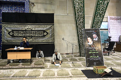 مراسم یادبود دو جهادگر شهید حادثه تروریستی مجلس