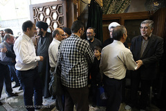 مراسم یادبود دو جهادگر شهید حادثه تروریستی مجلس