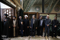 مراسم یادبود دو جهادگر شهید حادثه تروریستی مجلس