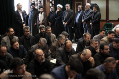 مراسم یادبود دو جهادگر شهید حادثه تروریستی مجلس