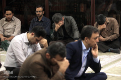 مراسم یادبود دو جهادگر شهید حادثه تروریستی مجلس