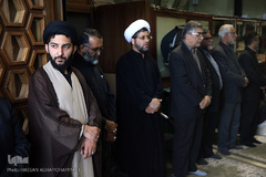 مراسم یادبود دو جهادگر شهید حادثه تروریستی مجلس